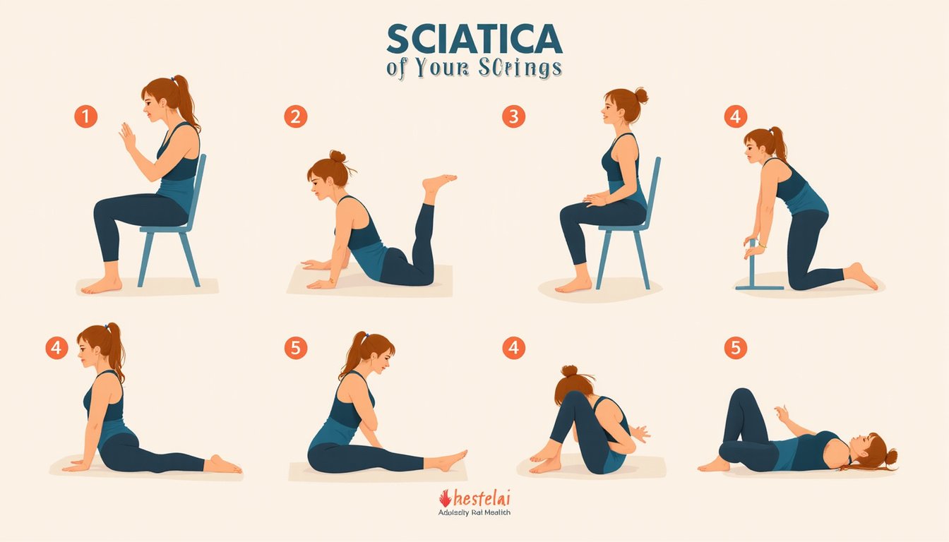 Seated sciatica stretches: 9 Gentle Moves to End Pain