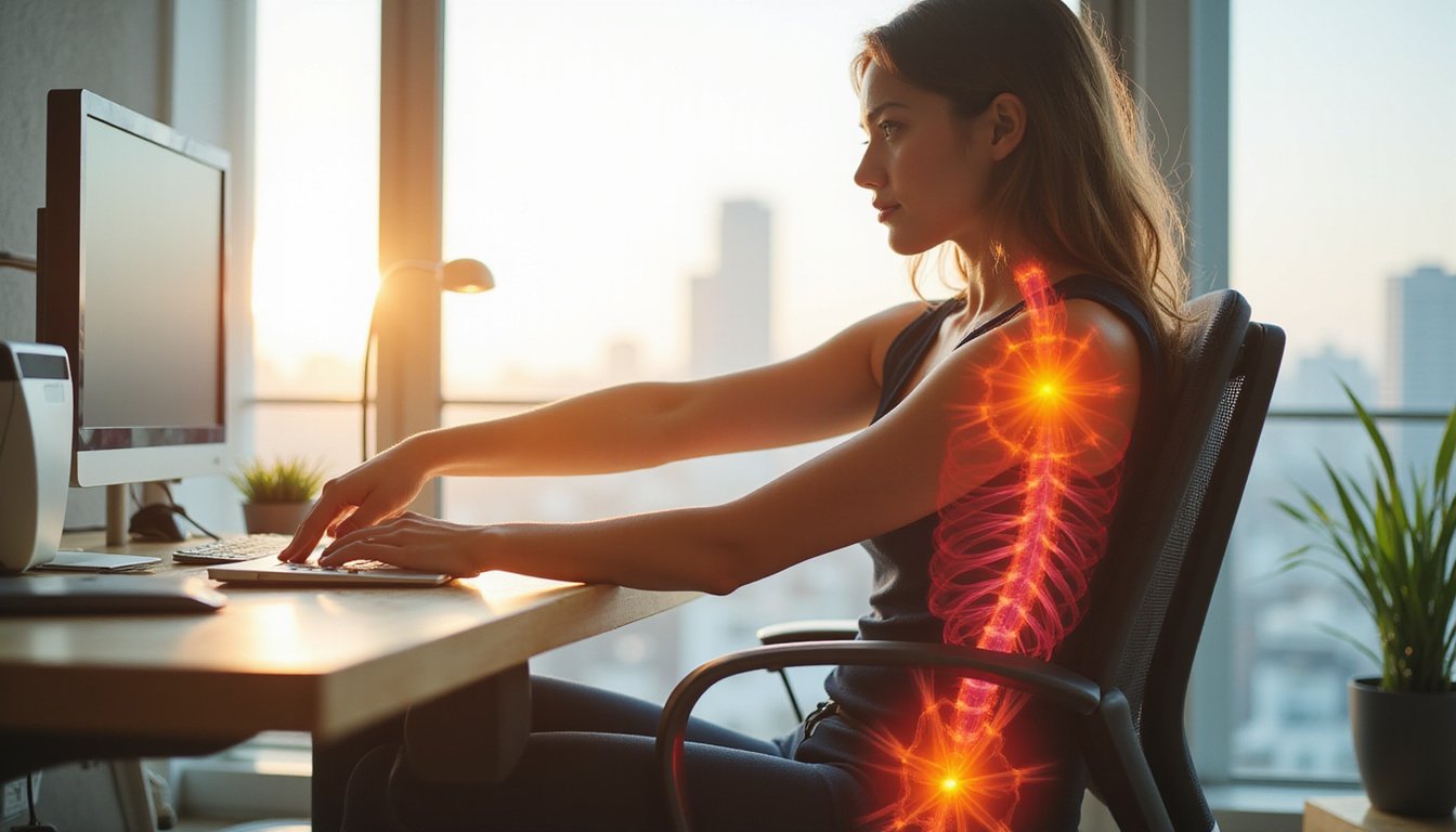 seated sciatica stretches for desk workers to relieve pain fast